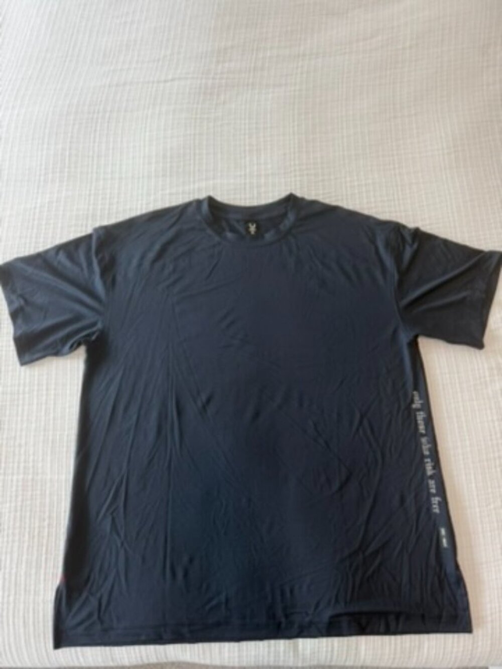 ASRV Silver-Lite 2.0 Oversized Training Tee Navy Blue Men's M DSG-0822